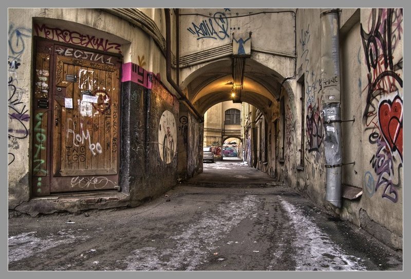 город,двор,граффити По местам хоженным...Марата_18...(2) фото превью