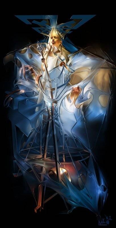 светографика, портрет, свет,  размышление, жанр, сюжет, символы, HoryMa (ХориМа)