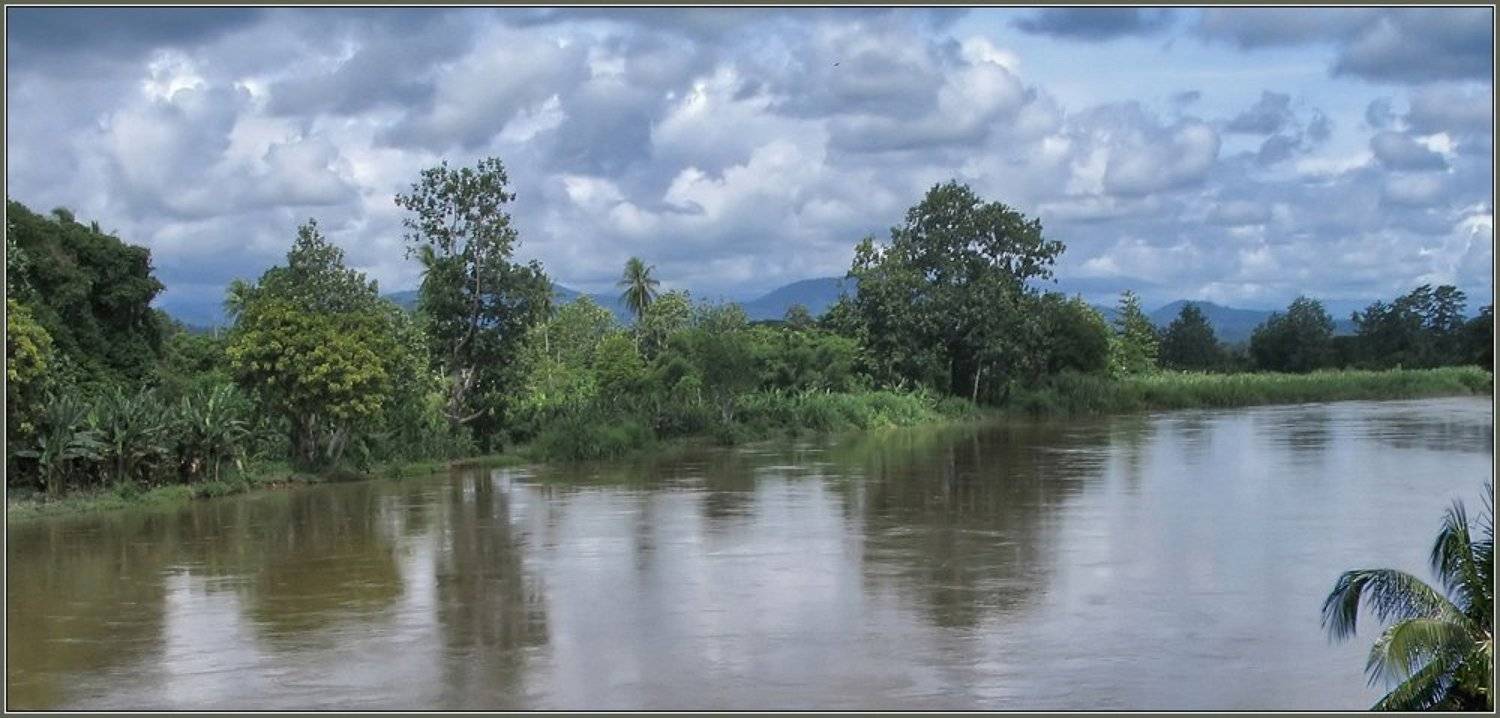 папуа-новая гвинея, ваймаре, тропический, лес, река, облака, горы, Евгений Иванюшенко
