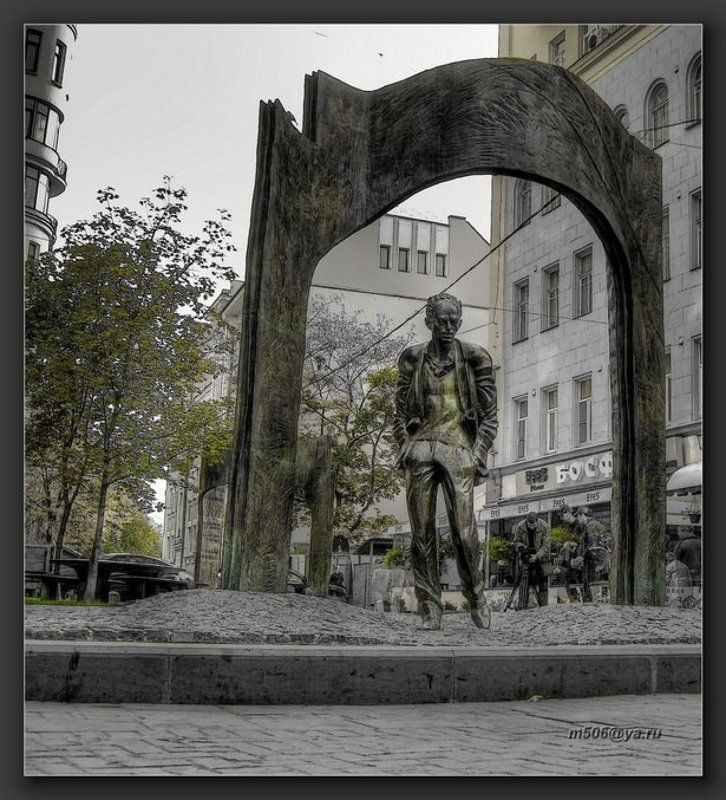 арбат, памятник, окуджава, москва, m506 Окуджава фото превью