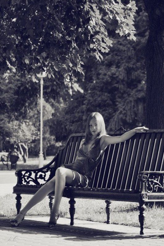 Летнее утро. Парк. фото превью