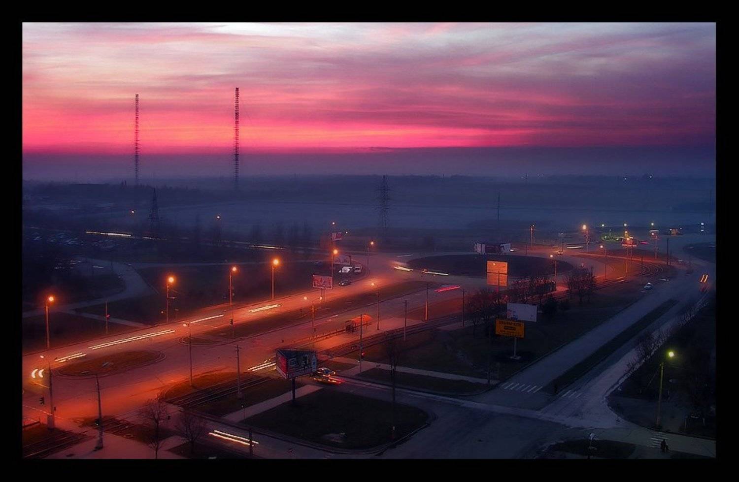 город, вечер, JezeBel