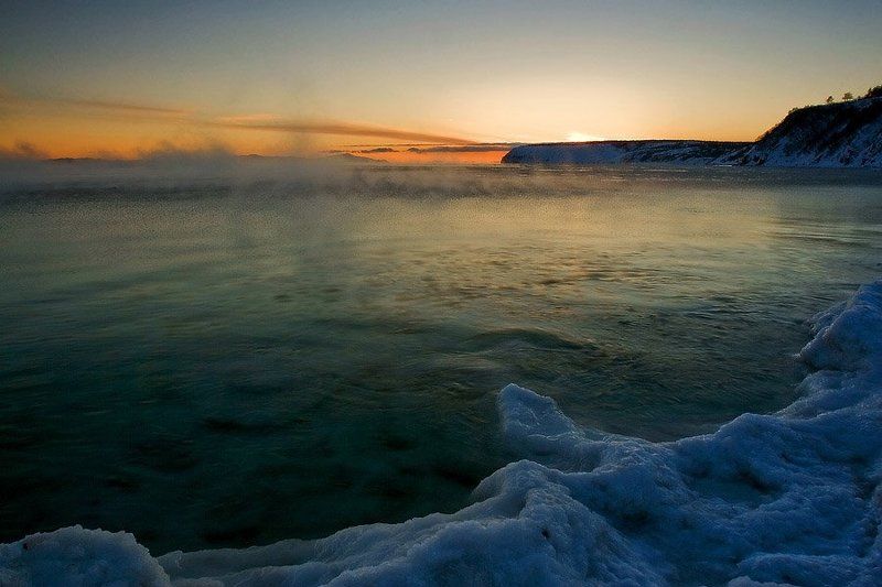 магадан Море парит фото превью