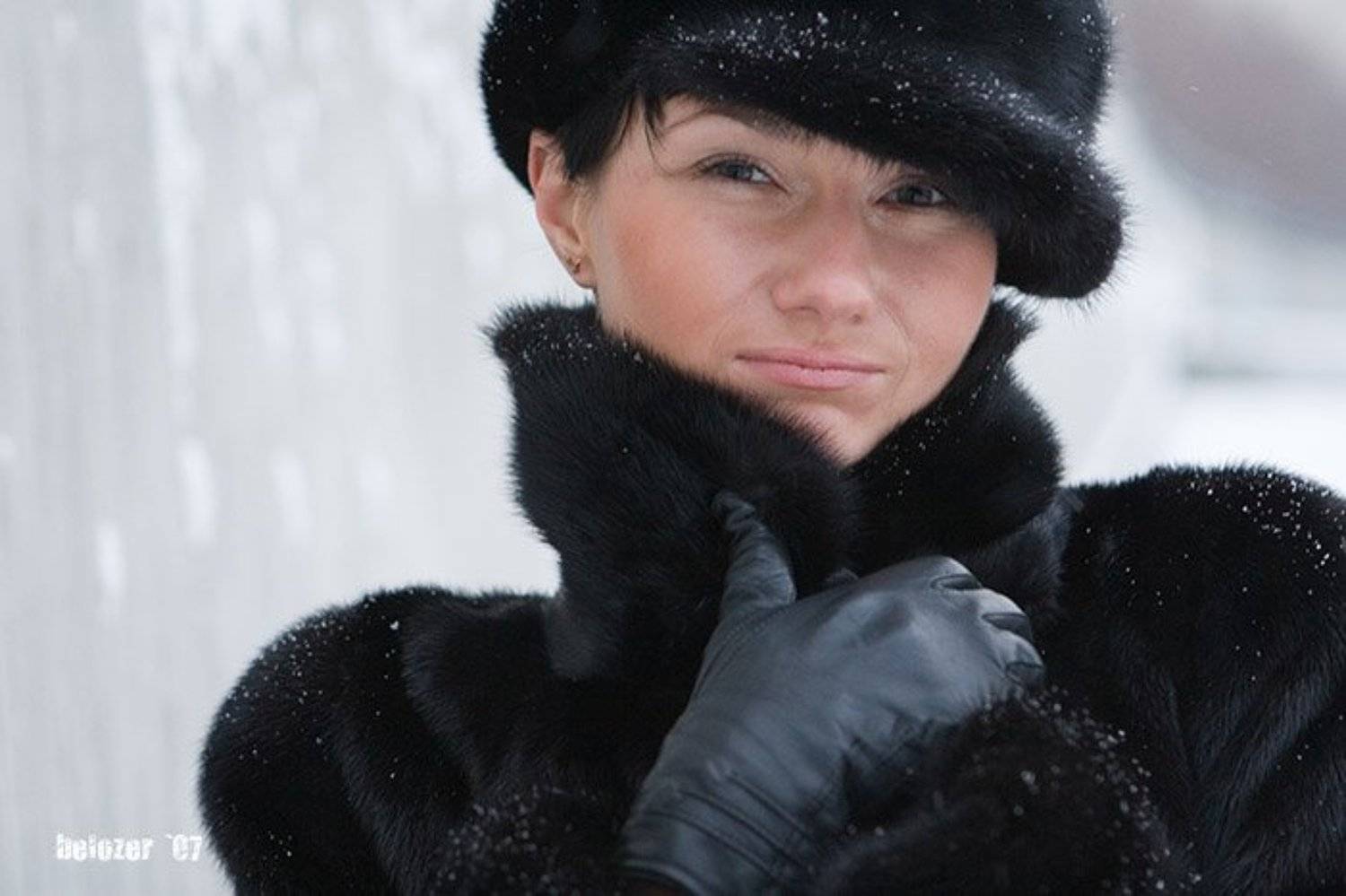 кристина, зима, снег, Aleksey