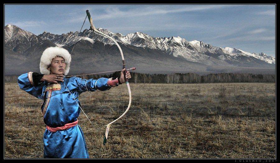 лук, стрелок, мэргэн, бурятия, горы, Игорь Глушко