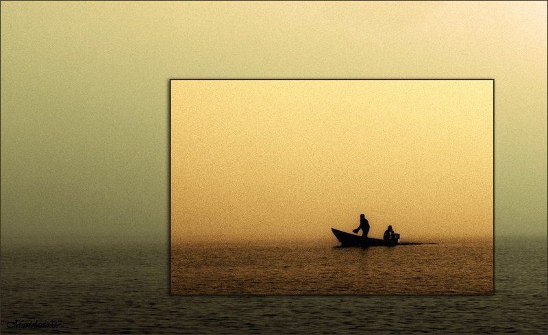 туман, депрессия Туманный минимализм..... фото превью