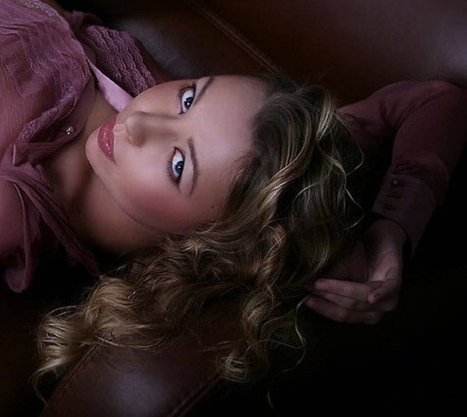 портрет, katyona, Rainbow in darkness