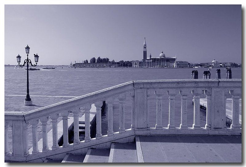 венеция, италия Этюд в голубом фото превью