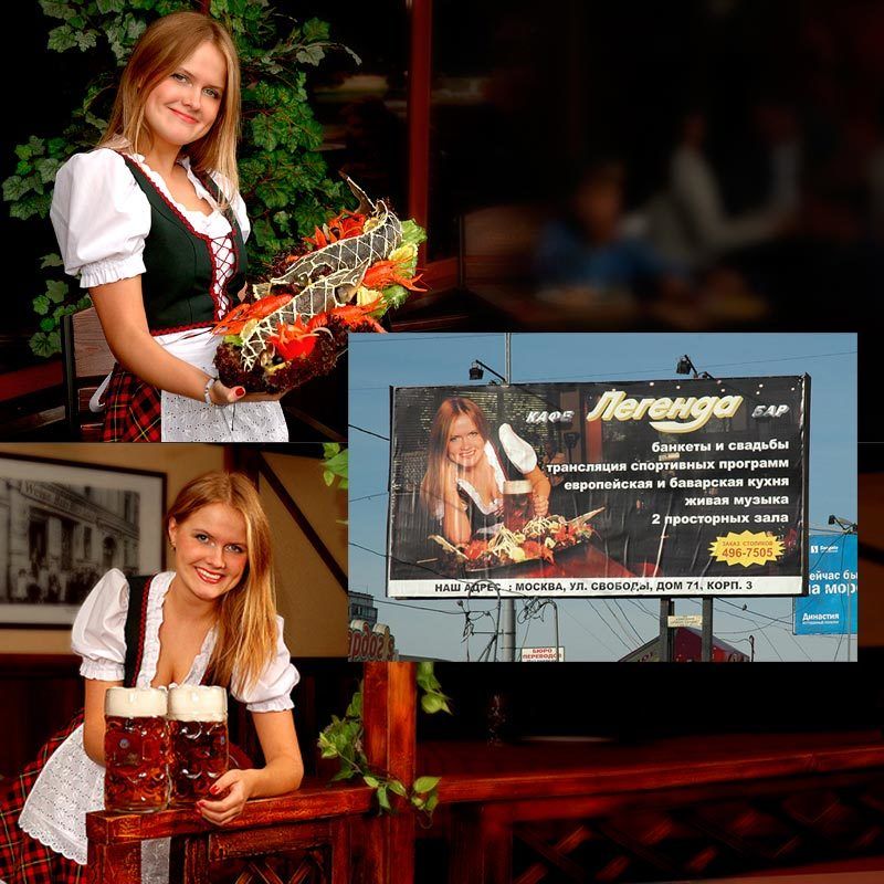 реклама,билборд.макет,наружка,nikon d70 Билборд фото превью