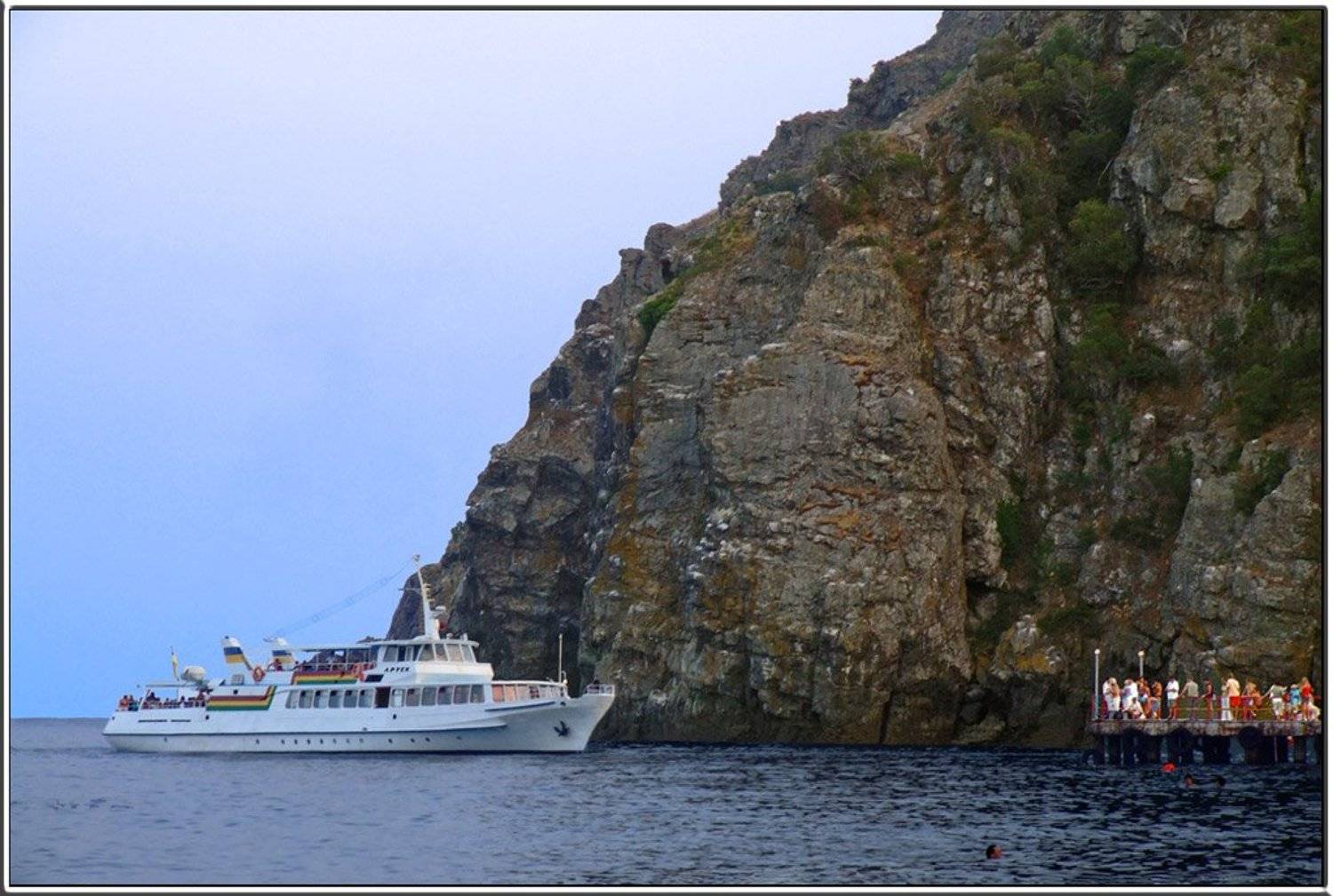 море, скалистый берег,причал, крым, путешествия, отдых, Tatjana Nep