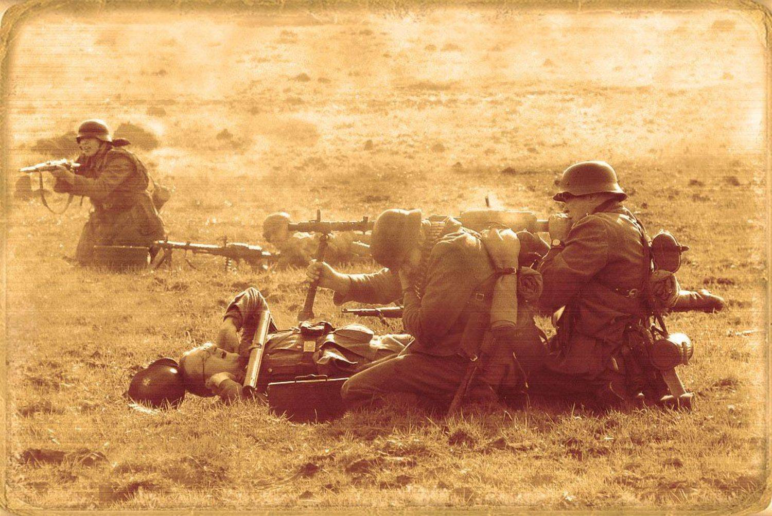 война, 1941, реконструкция, можайск, бородино, вермахт, пулеметчик, Руденко Олег