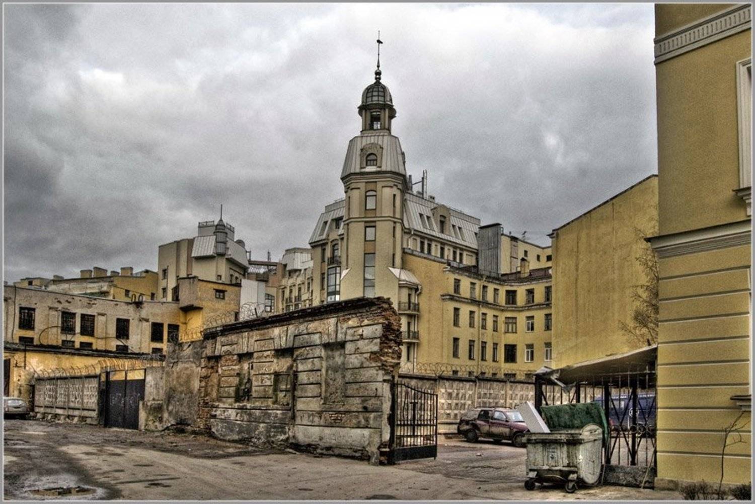 двор,город,нищета,новострой, domovoi