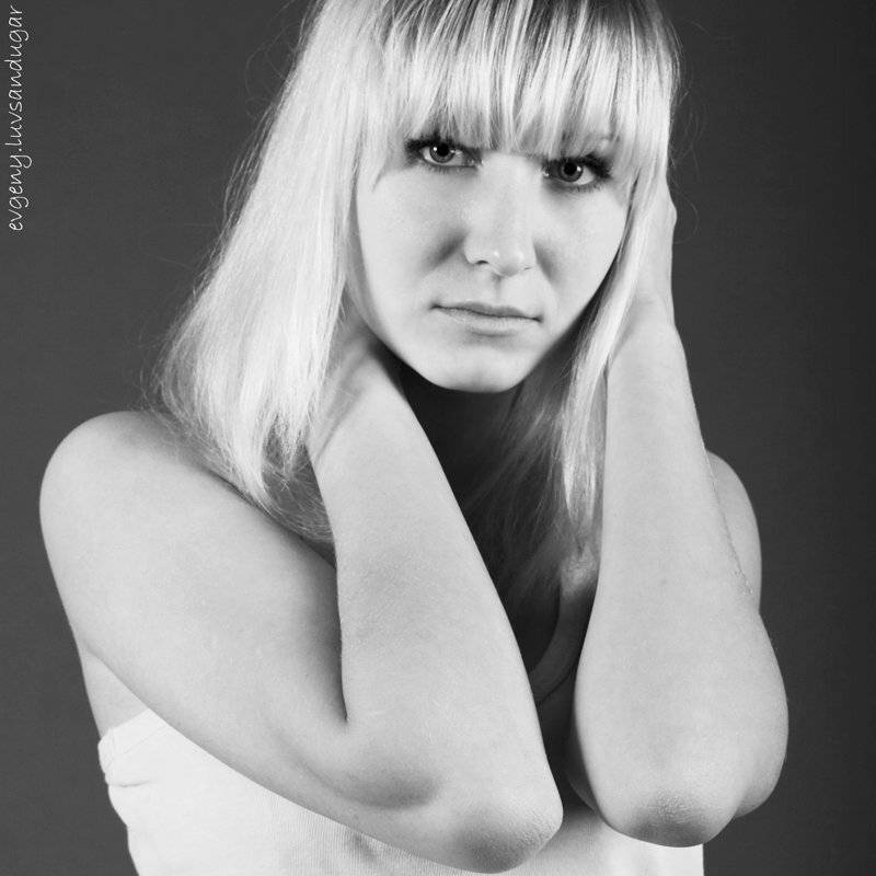 девушка, взгляд, глаза, Евгений Лувсандугар