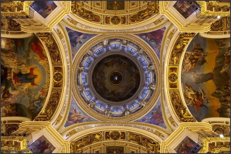 санкт-петербург, питер, исакиевский собор, интерьер Исакий изнутри.. фото превью
