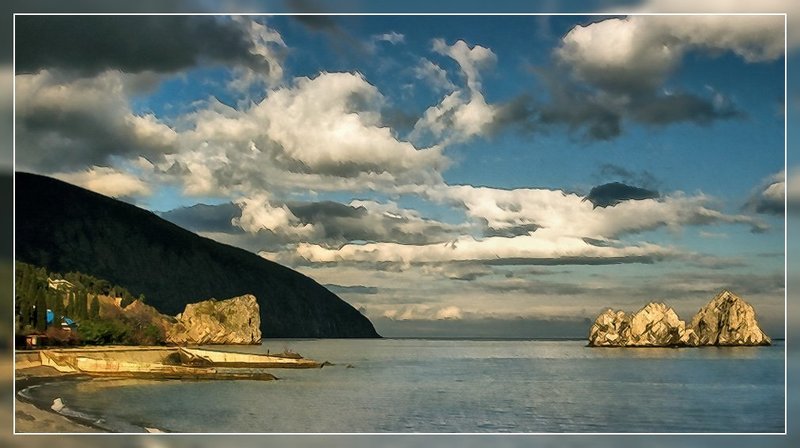 Гурзуфская акварель фото превью