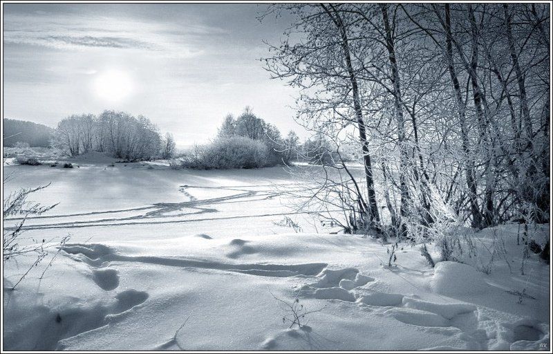 мороз, утро, река В морозное утро... фото превью