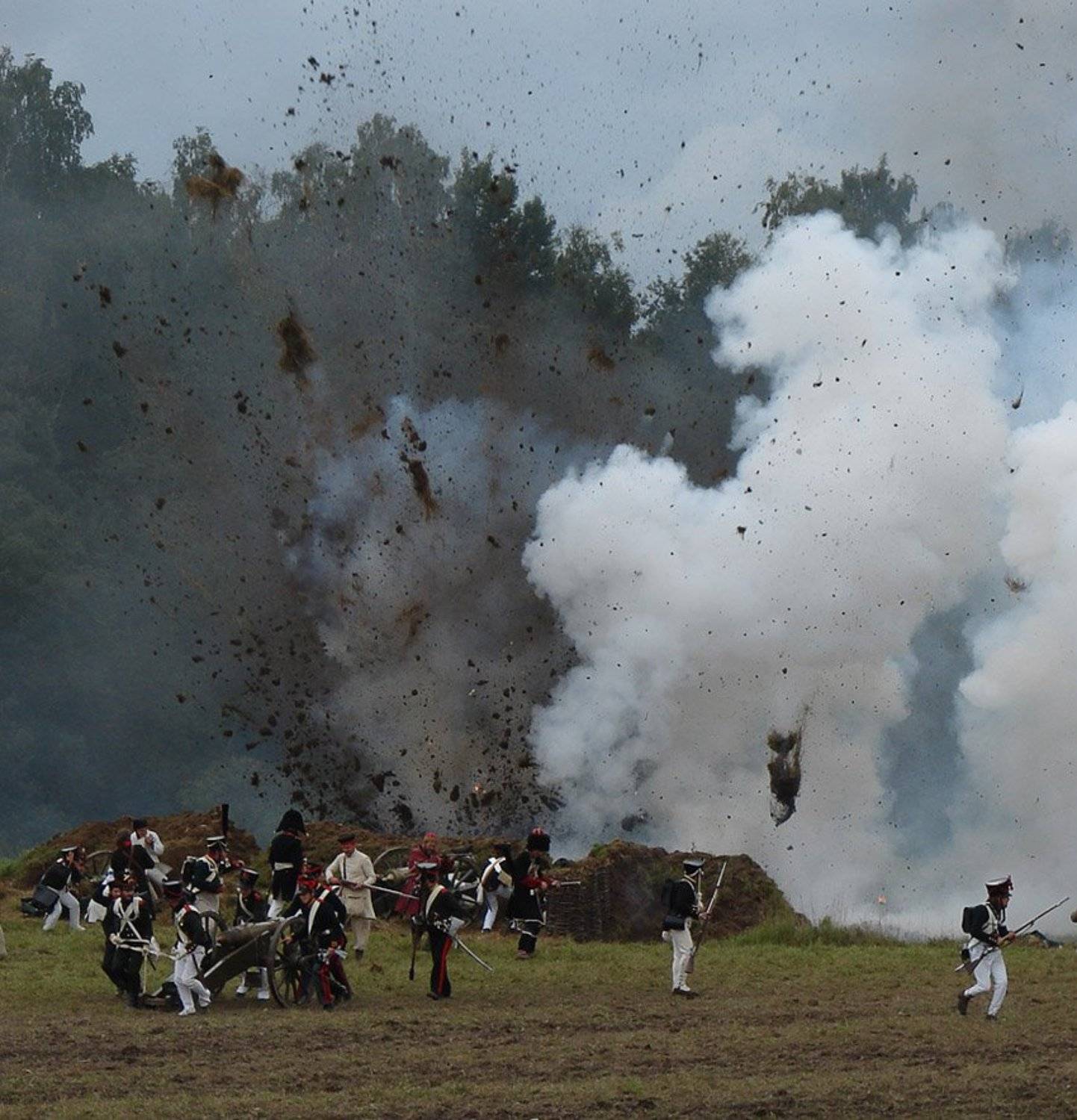 бородино, 1812, битва, сражение, взрыв, редут, реконструкция, Руденко Олег