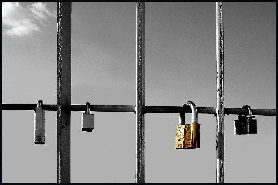 замки, решетка, облако, senjor