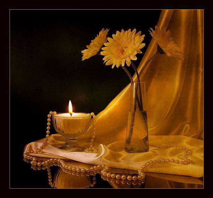 ваза, цветы, жемчуг, огонь, Ирина