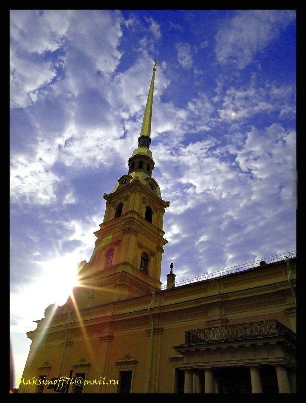 петропавловская, крепость, рассвет, небо Петропавловская..... фото превью