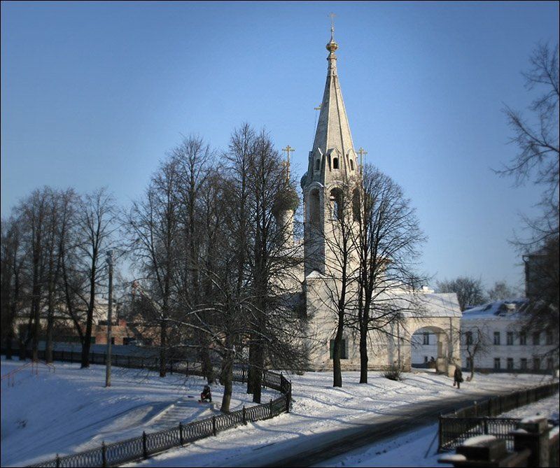 ярославль, храм, собор, зима, город * * * фото превью