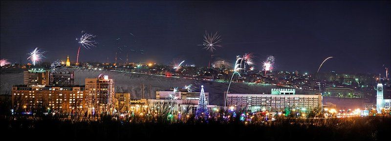 новый год, фейерверк  фото превью