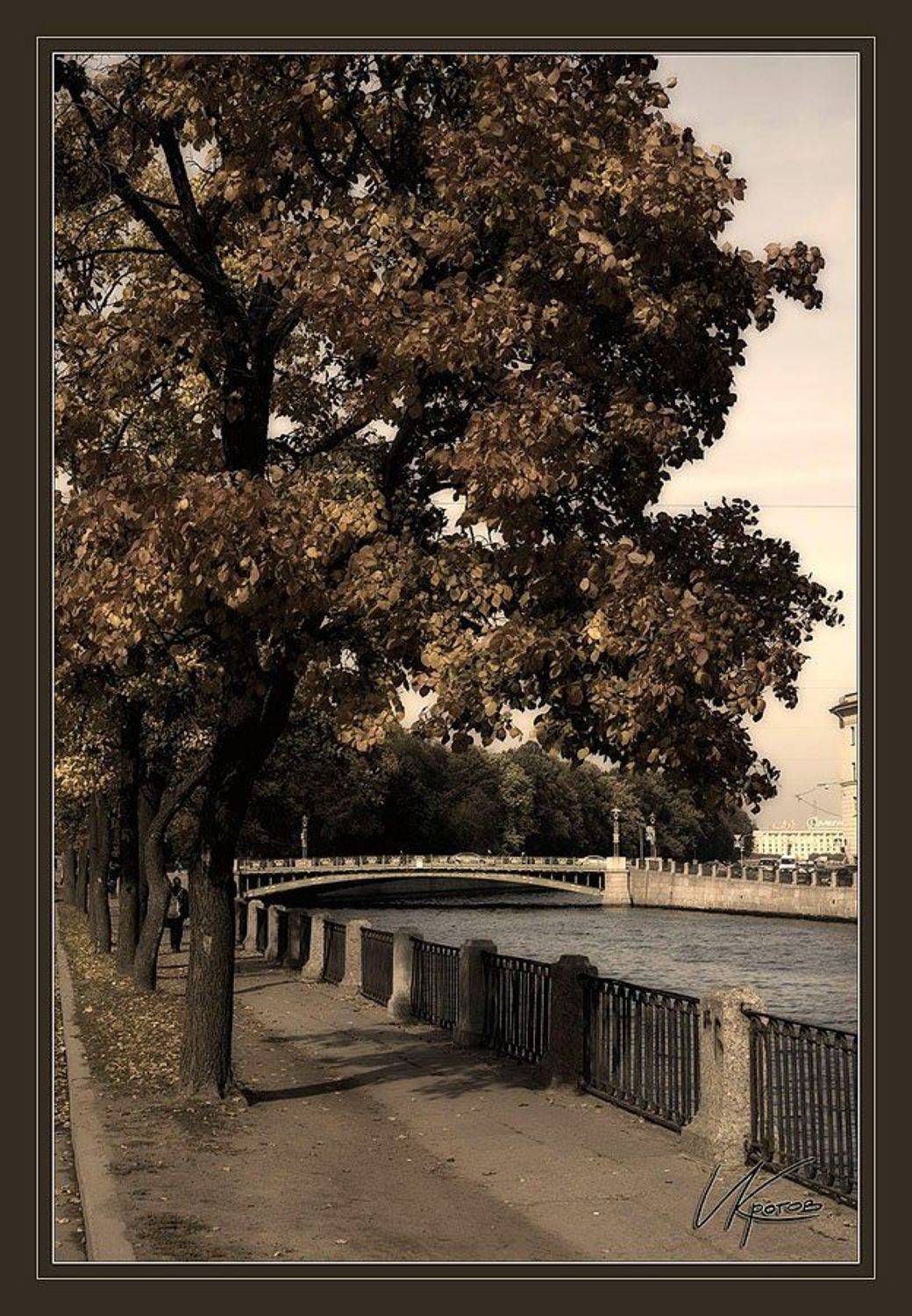 санкт-петербург, набережная фонтанки, летний сад., Krotov
