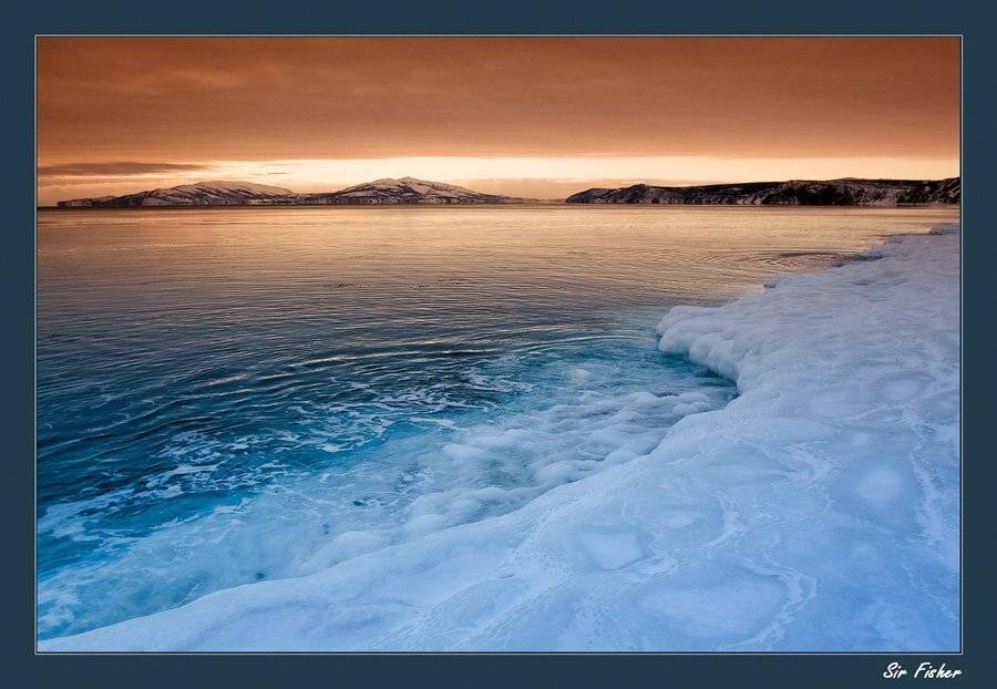 магадан, зима, лед, снег, море, Sir Fisher