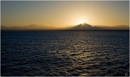 Декабрьский  закат