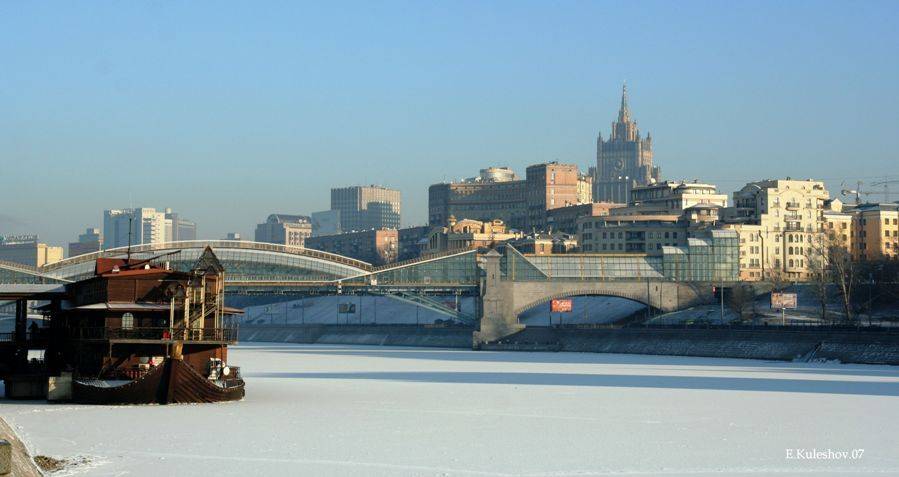 город,москва,мороз, река, улицы, утро,кулешов, Кулешов Евгений