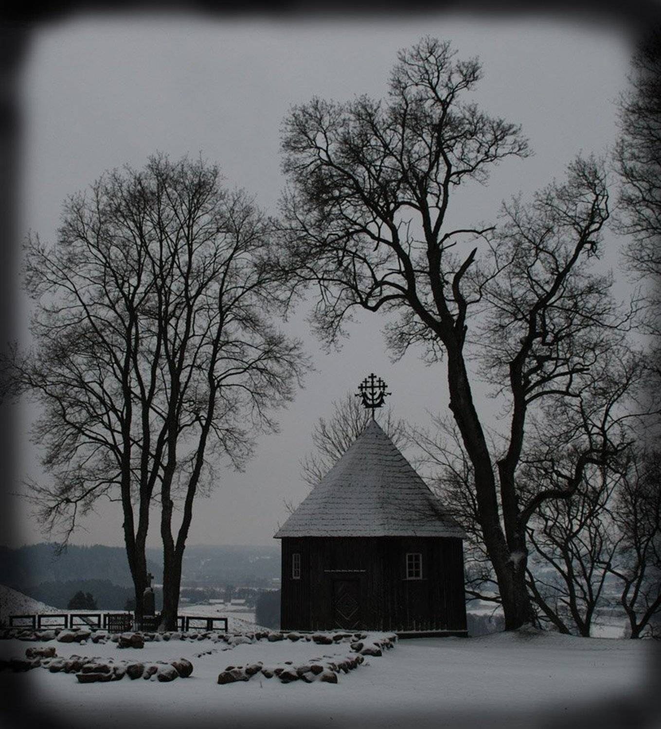 кернаве, часовня, зима, клепа, Клёпа