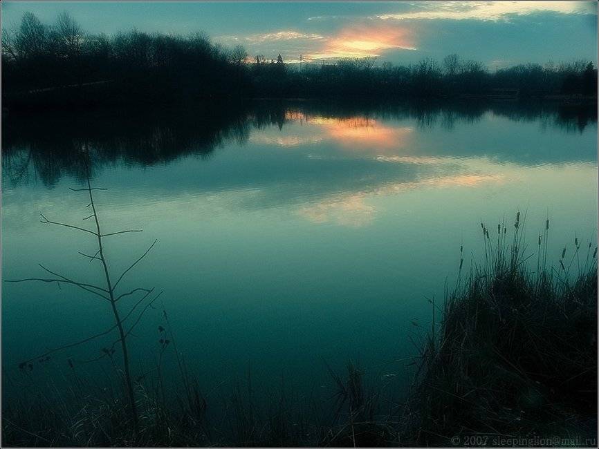 пейзаж, вечер, закат, pilgrim, Pilgrim