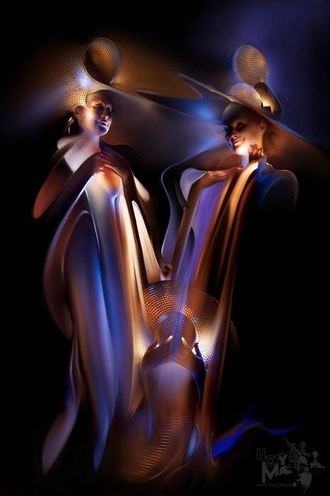 светографика, портрет, свет,  размышление, жанр, сюжет, HoryMa (ХориМа)