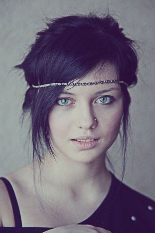 девушка, портрет, глаза  фото превью