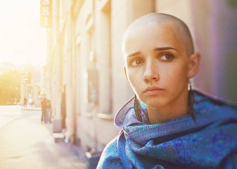 лысая, девушка, свет, ломоносовский мост, Tertius Alio