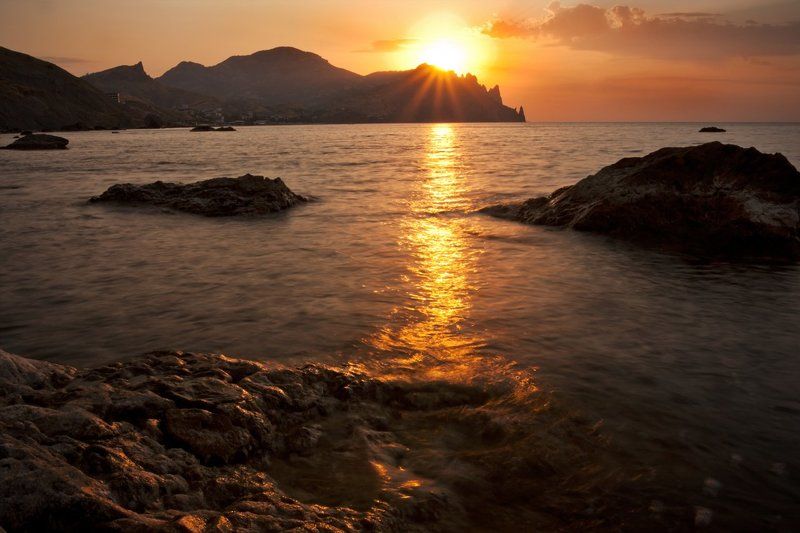 карадаг, крым, курортное, море, черное  фото превью