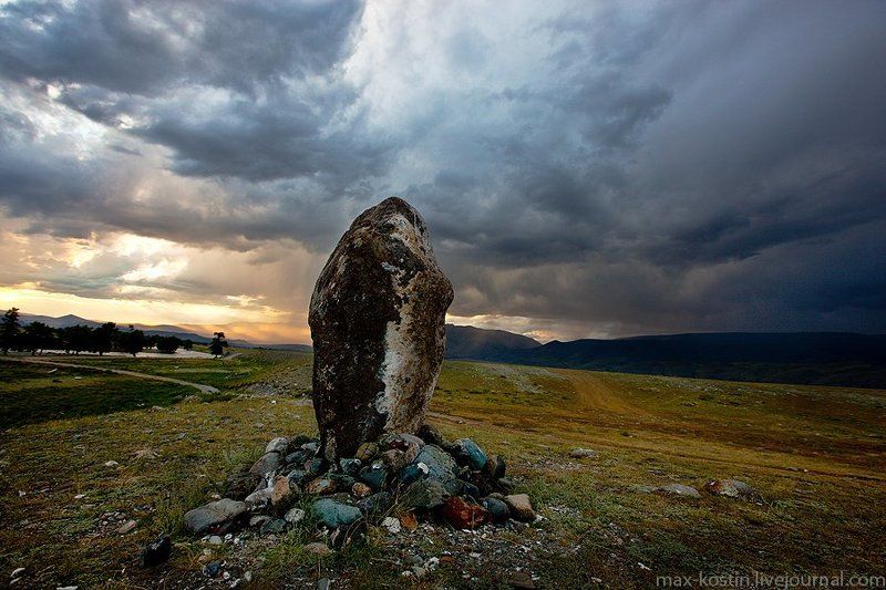 алтай, курай, степь, горы  фото превью