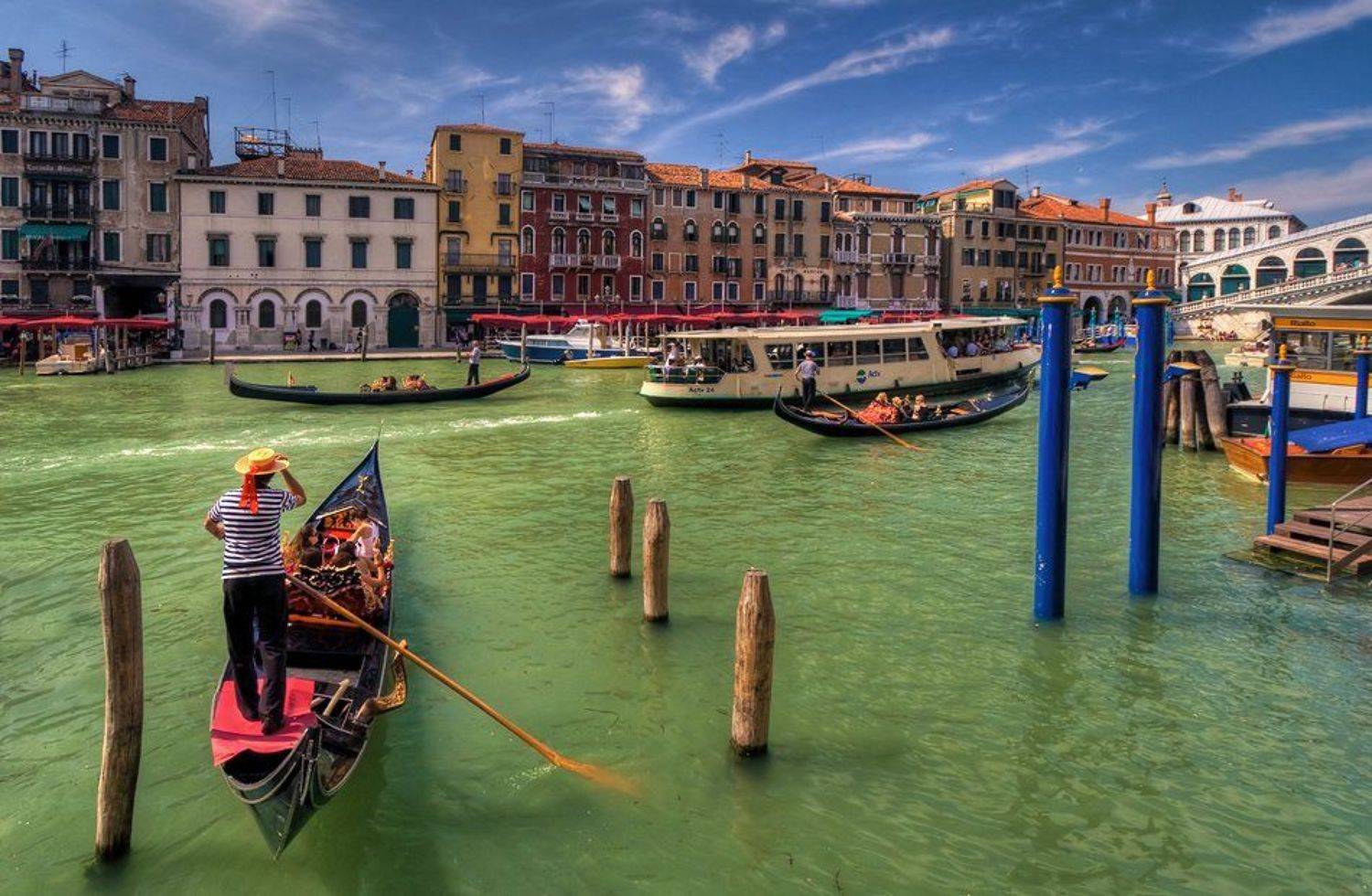 colorful, light, street, venice, Philip Peynerdjiev