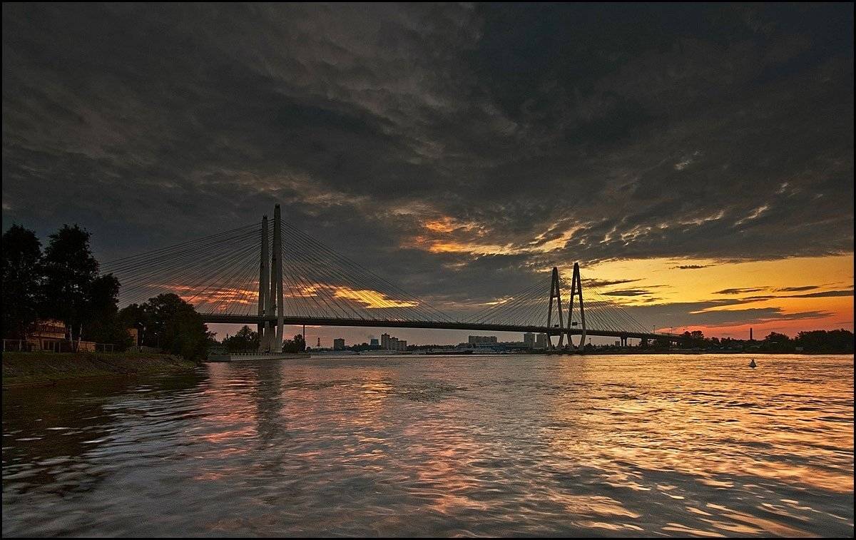 нева, вода, утро, свет, отражение, небо, рассвет, мост, , санкт-петербург, питер, Sergey