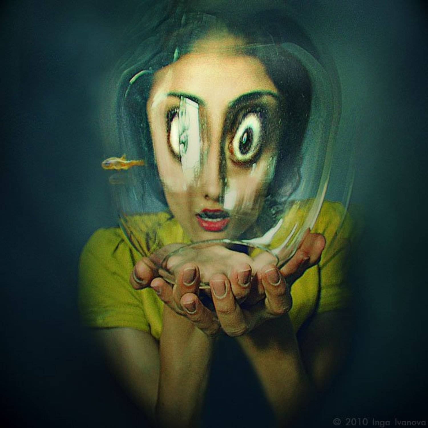 Art, Art photo, Color, Colors, Emotive, Eyes, Face, fish, Nikon, Inga Ivanova
