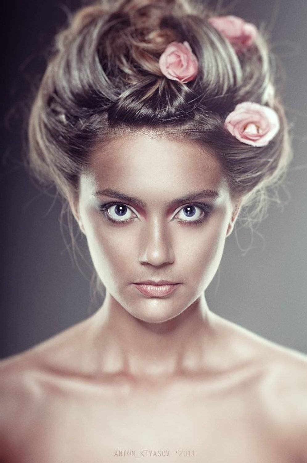 дикая, роза, девушка, портрет, гламур, Евгения
