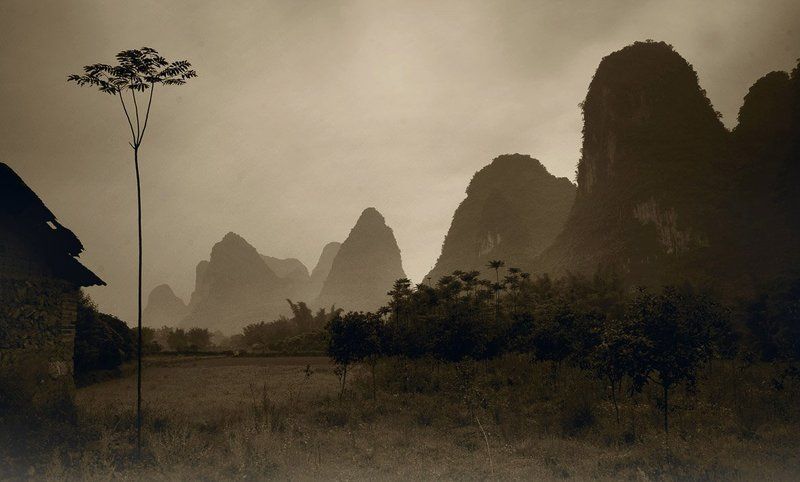 китай, яншо, горы, равновесие равновесие... фото превью