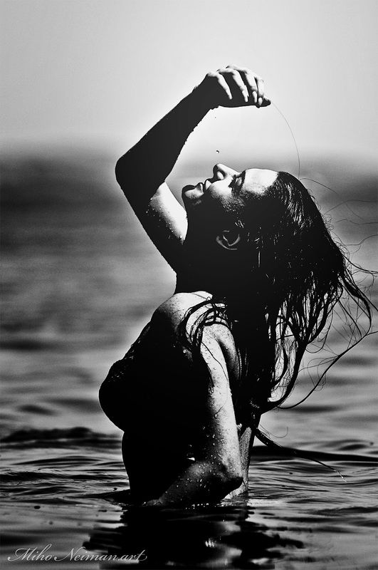 miho neiman, sony, nikon, girl, bw, девушка, черно-белое  фото превью