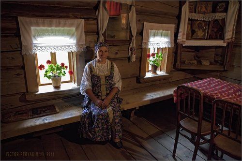 В крестьянской избе