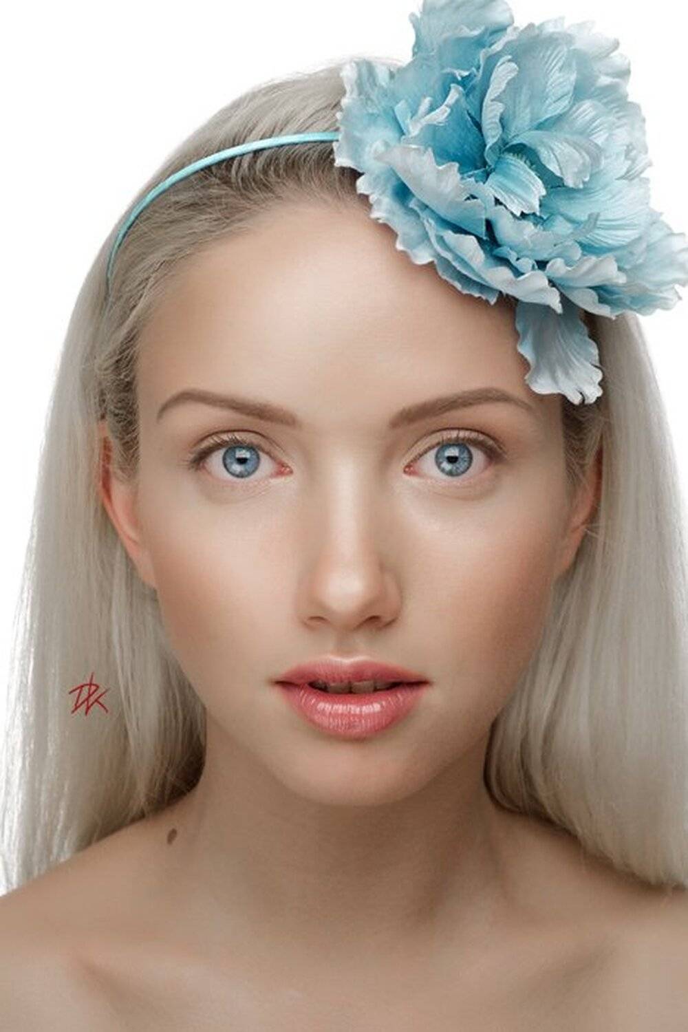 студия, портрет, блондинка, девушка, Дмитрий Красицкий