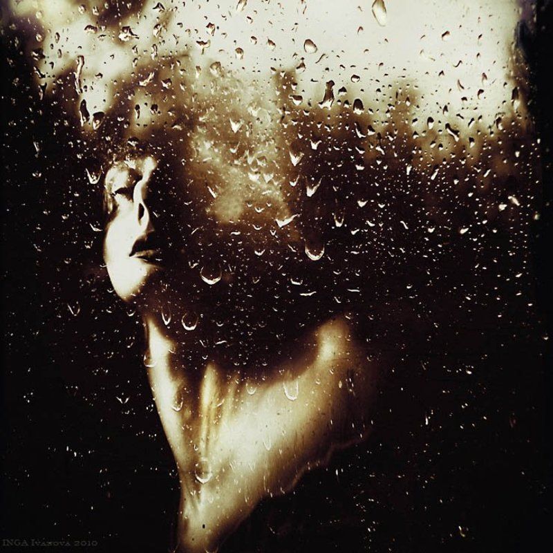 rain,girl,emotive Rainy фото превью