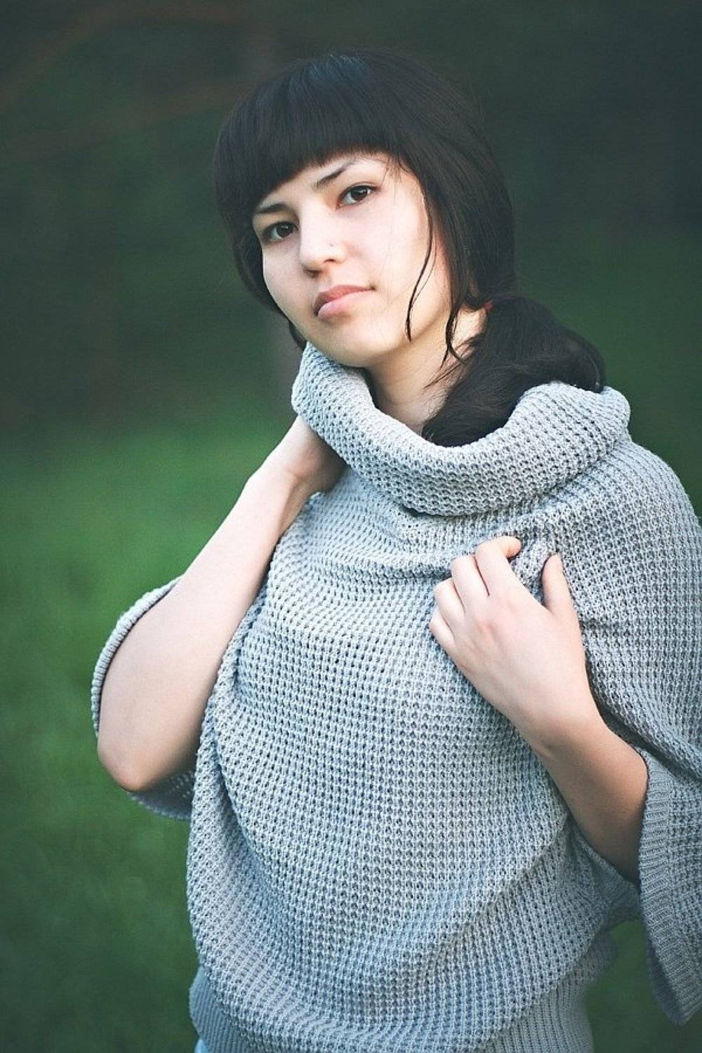 портрет, девушка, природа, кофта, Pasha Pruzhina