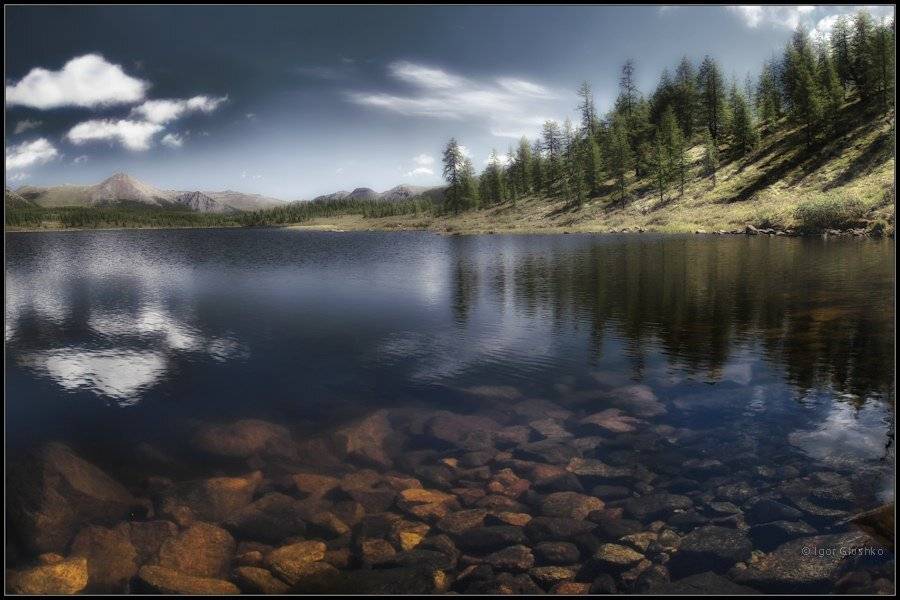 бурятия, горы, вода, лето, озеро, Игорь Глушко