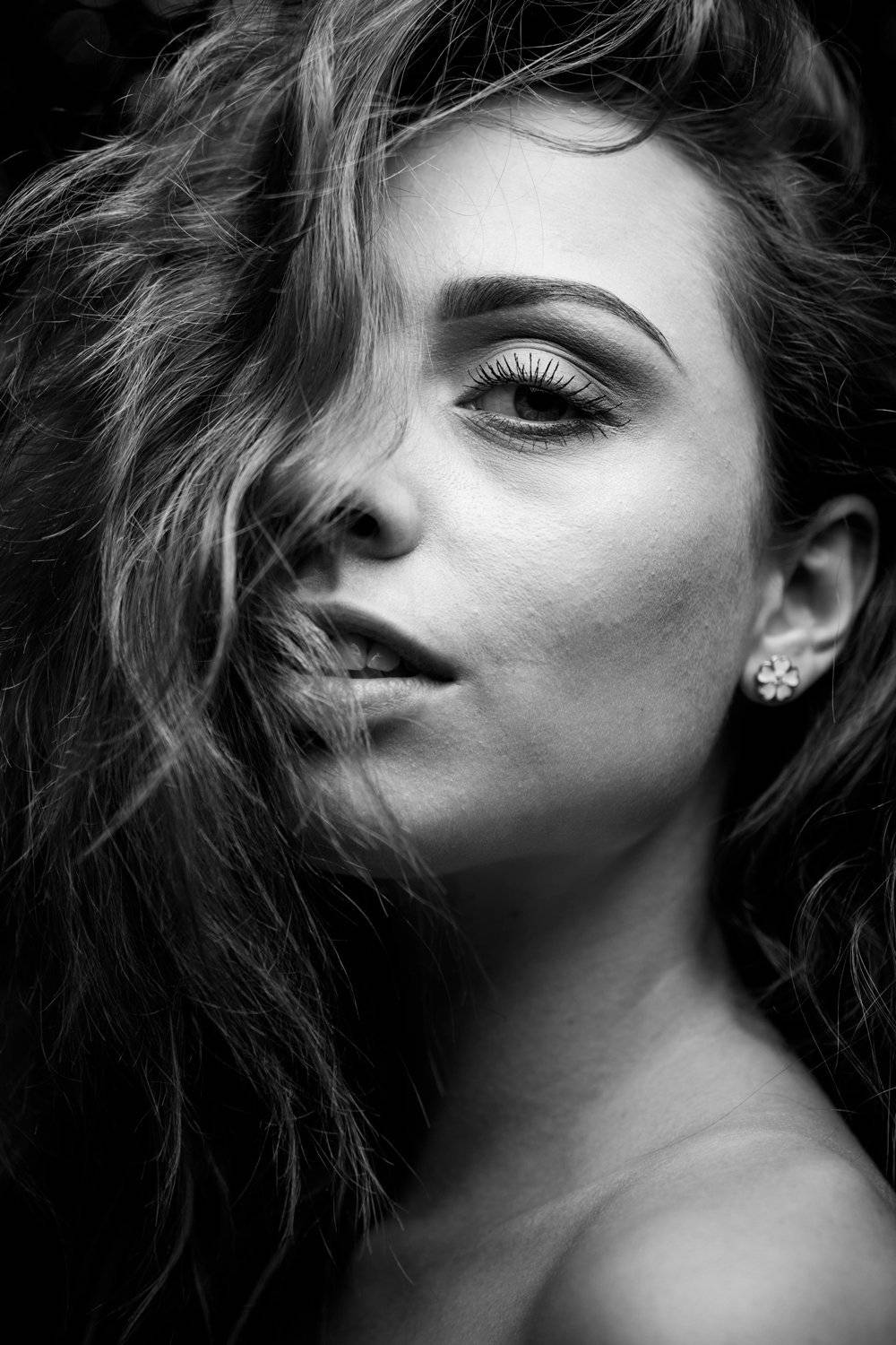 портрет, девушка, лицо, portrait, female, girl, face, sexy, lips, eye, hair, , Виталий Мытник