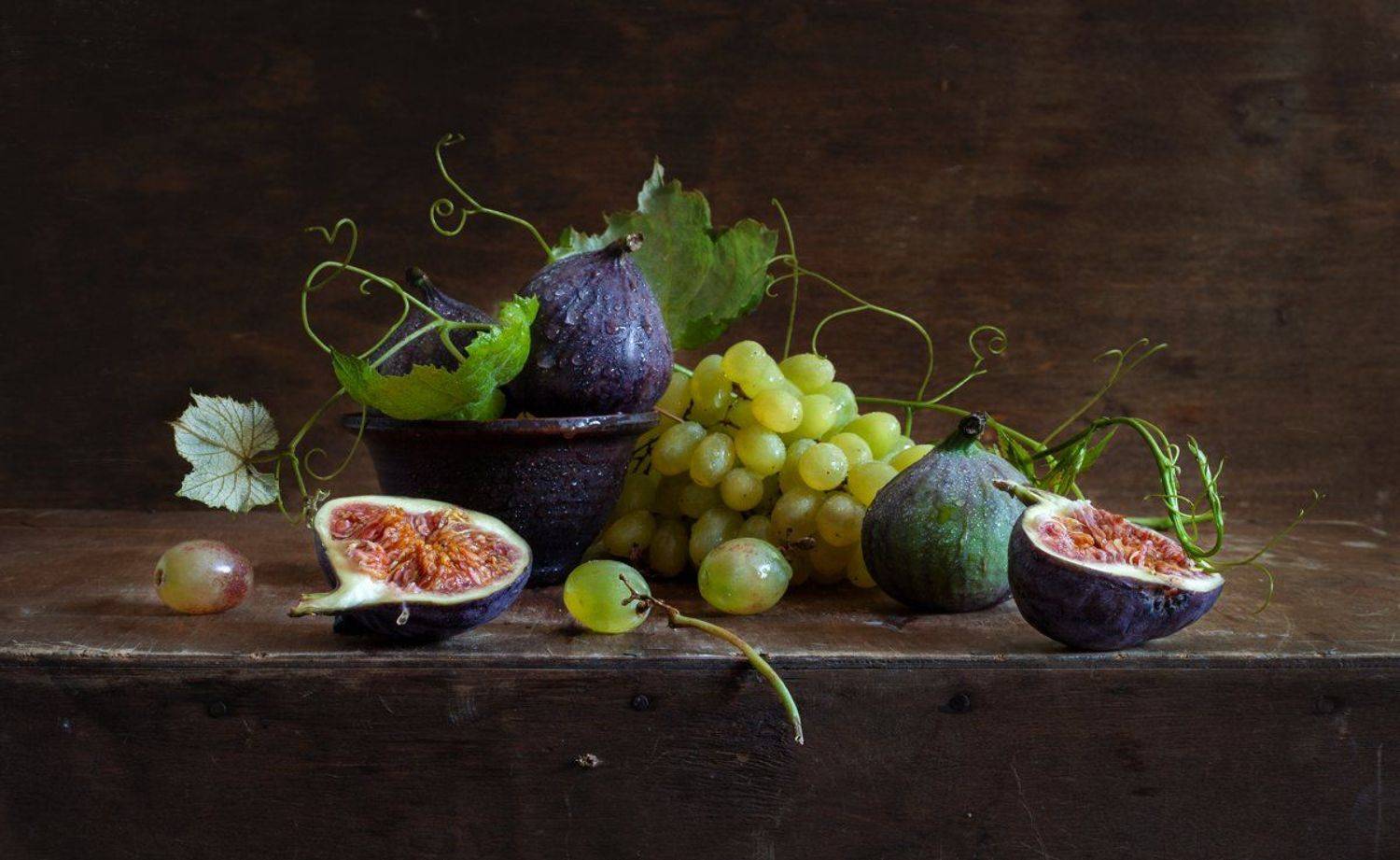 натюрморт, инжир, фрукты, виноград, still life? evgeny kornienko? евгений корниенко, Евгений Корниенко